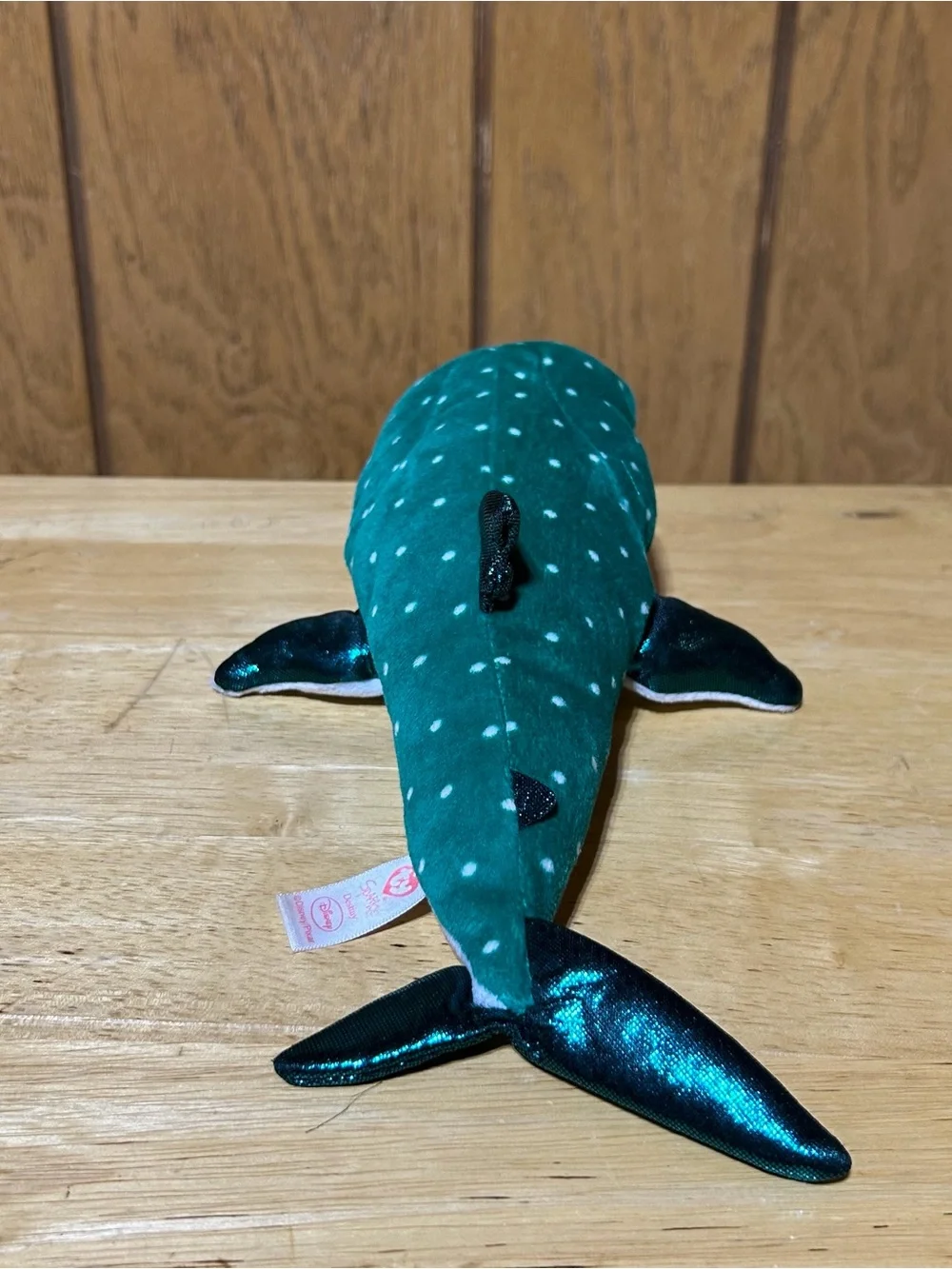 TY Sparkle Disney Finding Dory Destiny Whale Shark Plush Figure Beanie 2016 11”